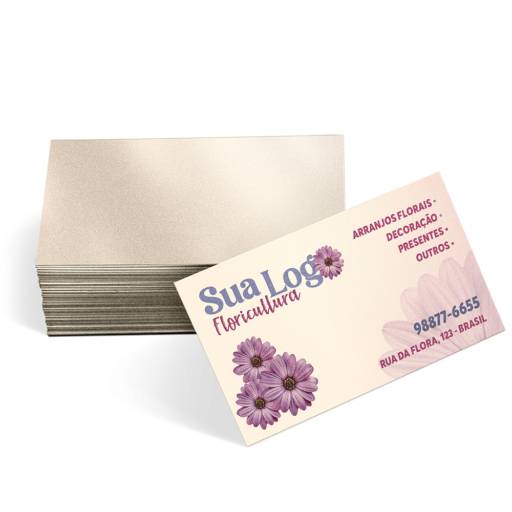 Cartões de Visita / Papéis Especiais Pero Plus 300G / Sem Verniz em São José do Rio Preto, SP por Public Gráfica e Brindes