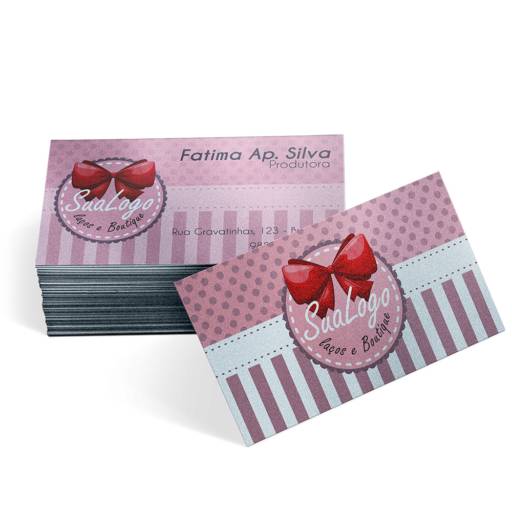 Cartões de Visita / Papéis Especiais Silver Lux 300G / Sem Verniz em São José do Rio Preto, SP por Public Gráfica e Brindes