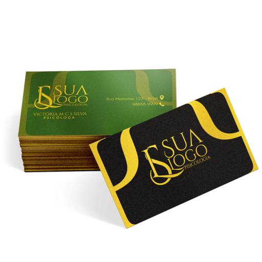 Cartões de Visita / Papéis Especiais Gold Master papel ouro 300G / Sem Verniz em São José do Rio Preto, SP por Public Gráfica e Brindes