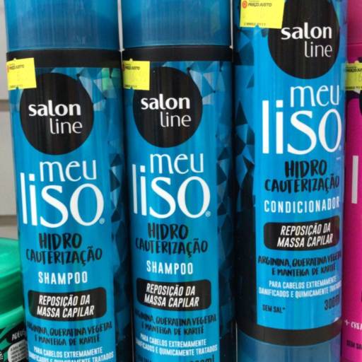 Kit Meu Liso Hidro Cauterização com Máscara de hidratação Salon Line