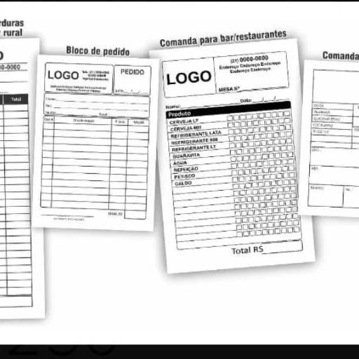 Comandas  - Bom para Bares, Restaurante, Salão, Controle de pedido etc em São José do Rio Preto, SP por Public Gráfica e Brindes