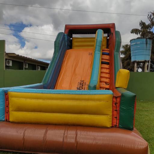 Escorregador inflável por Galáxia Park - Brinquedos Infláveis 