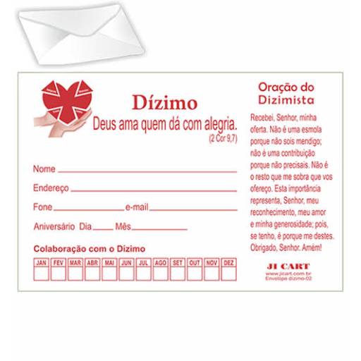 Envelopes e envelopes dízimos sulfite 90 g em São José do Rio Preto, SP por Public Gráfica e Brindes