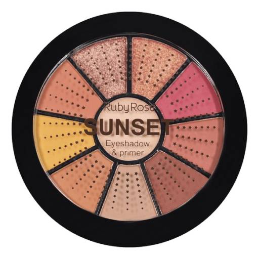 Mini Paleta De Sombras - HB9986 - SUNSET - RUBYROSE (Cod. HB99863) por DROGARIA REDE VEREDAS - FARMÁCIA EM DIVINÓPOLIS