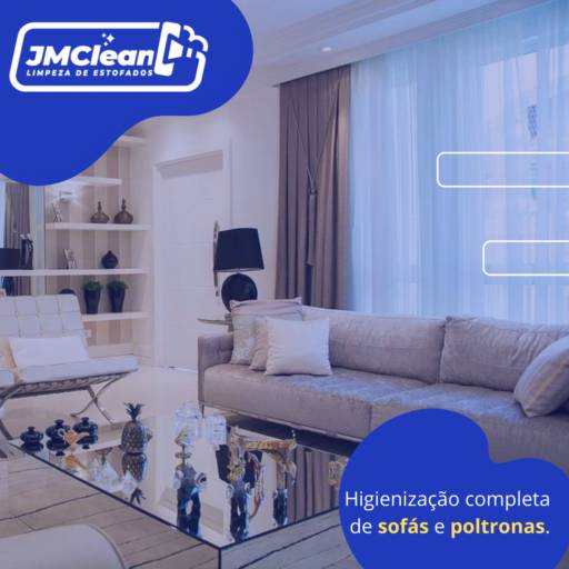 Higienização completas de sofás e poltronas. por JM Clean - Limpeza de Sofá