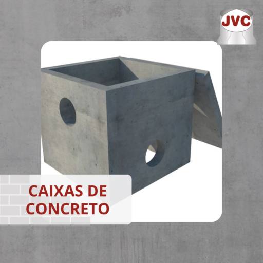 Caixas de passagem em Botucatu, SP por JVC Tubos e Pré Moldados de Concreto 