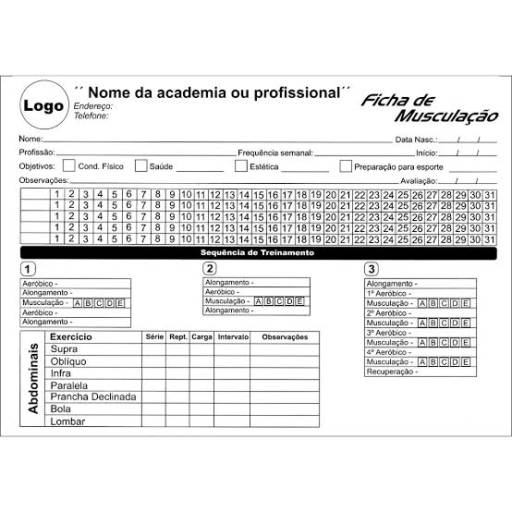 Fichas de controle e anotações em São José do Rio Preto, SP por Public Gráfica e Brindes