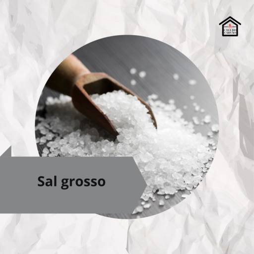 Comprar o produto de Sal grosso em Comida e Bebida pela empresa Casa do Carvão em Botucatu, SP por Solutudo