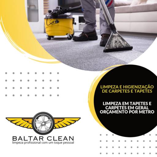 Limpeza e higienização de tapetes e carpetes por Baltar Clean Limpeza e Higienização de Estofados e Veículos em Geral