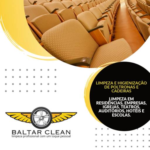 Limpeza e higienização de cadeiras e poltronas por Baltar Clean Limpeza e Higienização de Estofados e Veículos em Geral