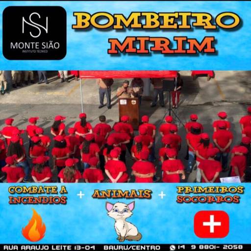 Curso de Bombeiro Mirim em Bauru por Monte Sião Instituto Técnico