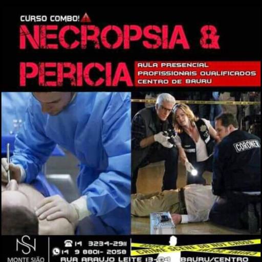 Combo de Cursos: Necropsia e Perícia em Bauru por Monte Sião Instituto Técnico