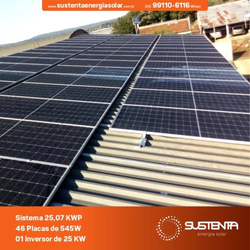 Gerador de energia solar por Sustenta Energia Solar