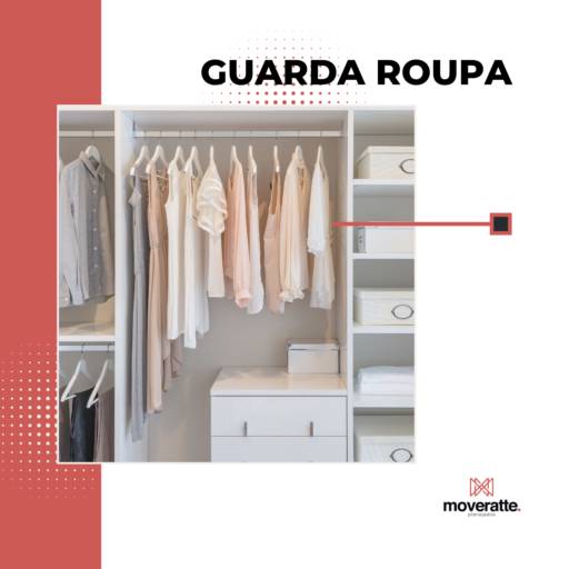 Comprar o produto de Guarda roupa em Móveis Planejados pela empresa Moveratte Planejados em Botucatu, SP por Solutudo