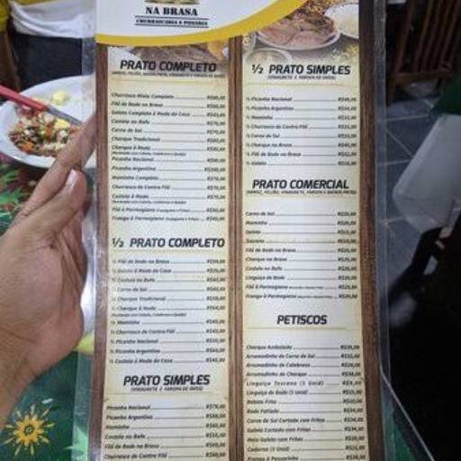 Cardápios Plastificação Rígida 0,05mm por Public Gráfica e Brindes