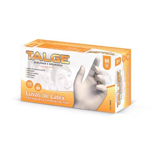 Luvas descartáveis - Látex com pó TALGE
