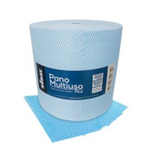 Pano Multiuso Descartável 28cm x 300m (rolo)- Nobre