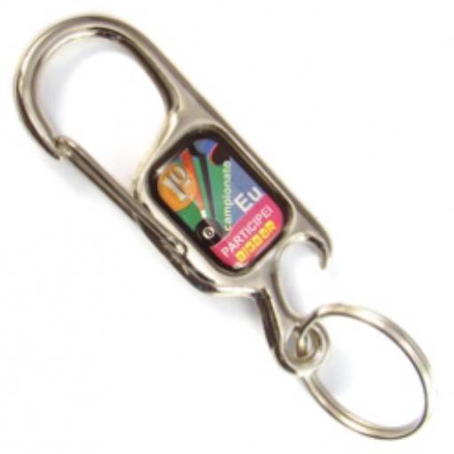 Chaveiros Mosquetões COD 102 - Abridor de Garrafa - resina 2 lados em São José do Rio Preto, SP por Public Gráfica e Brindes