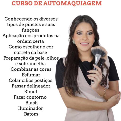 Curso de Automaquiagem por Studio G Salão De Beleza