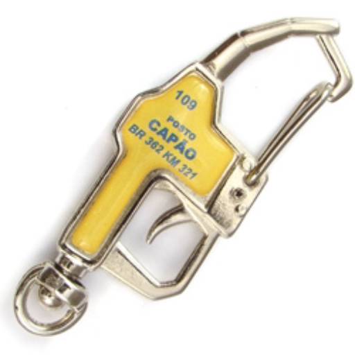 Chaveiros Mosquetões COD 109 - Bomba de Gasolina - resina 2 lados em São José do Rio Preto, SP por Public Gráfica e Brindes