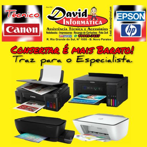 Manutenção em Impressora Canon - Aracaju