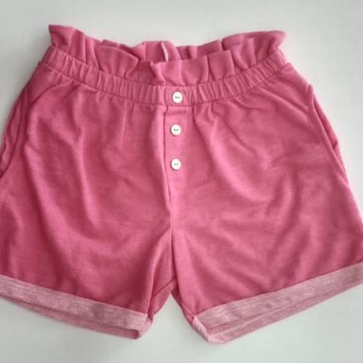 Shorts Infantil Feminino Tamanho 16 Rosa - Bauru por Sophia Kids - Moda Infantil