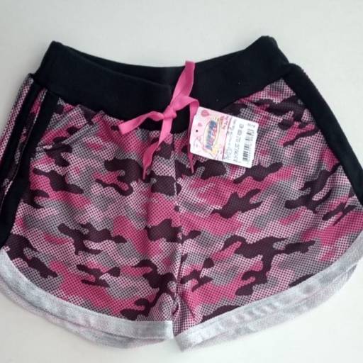 Comprar o produto de Shorts Militar Rosa tamanho 16 - Bauru em Shorts pela empresa Sophia Kids - Moda Infantil em Bauru, SP por Solutudo