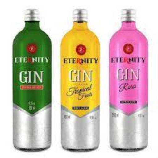 Comprar o produto de Gin Eternity Sabores - 900 ml em Gin pela empresa Machado Disk Bebidas & Tabacaria em Foz do Iguaçu, PR por Solutudo