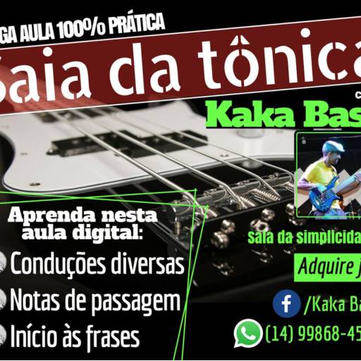 DVD AULA, CURSO DE CONTRABAIXO SAIA DA TÔNICA...DIGITAL por SIMG - Sistema Instrução Musical Gospel