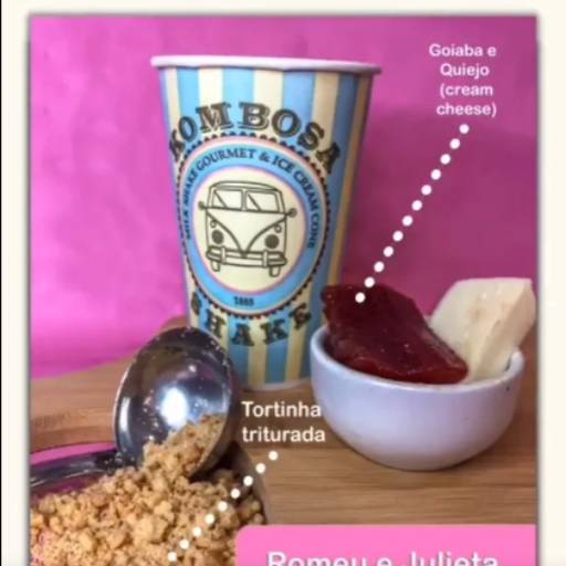 Comprar o produto de Milk Shake Romeo e Julieta em Milk Shake pela empresa Kombosa Shake em Marília, SP por Solutudo