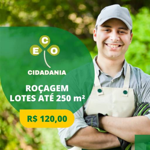 Roçagem de lotes por Eco Cidadania Roçagem e Limpeza de Terrenos
