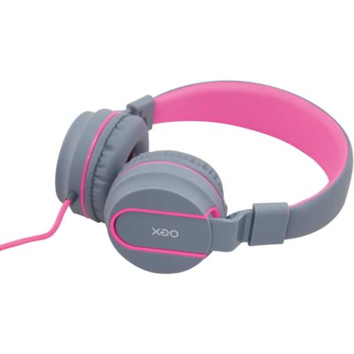 Fone de ouvido com microfone Neon Rosa Embor.Acolchoado – Newex em Bauru por Papelaria He Man II