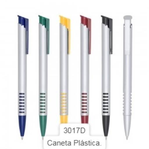 Canetas de Plástico Categoria B por Public Gráfica e Brindes