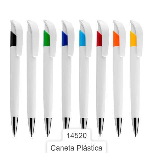 Canetas de Plástico Categoria C em São José do Rio Preto, SP por Public Gráfica e Brindes