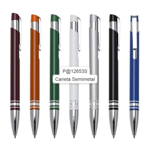 Caneta Semi Metal em São José do Rio Preto, SP por Public Gráfica e Brindes