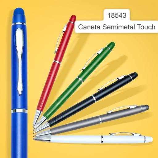 Caneta Semi Metal por Public Gráfica e Brindes