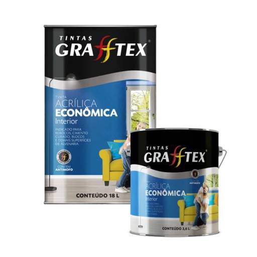 Comprar o produto de Linha Residencial Acrílica - Grafftex em Pintura pela empresa Cia das Tintas em Lençóis Paulista, SP por Solutudo
