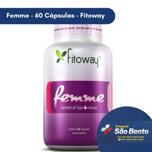 Femme - 60 Cápsulas - Fitoway por Drogaria São Bento 02