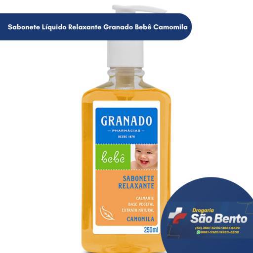 Sabonete Líquido Relaxante Granado Bebê Camomila por Drogaria São Bento 02