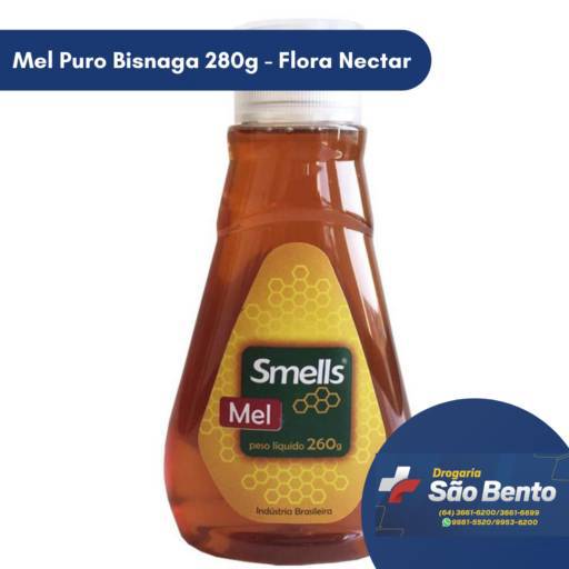 Mel Natural Smells Bisnaga 260g por Drogaria São Bento 02