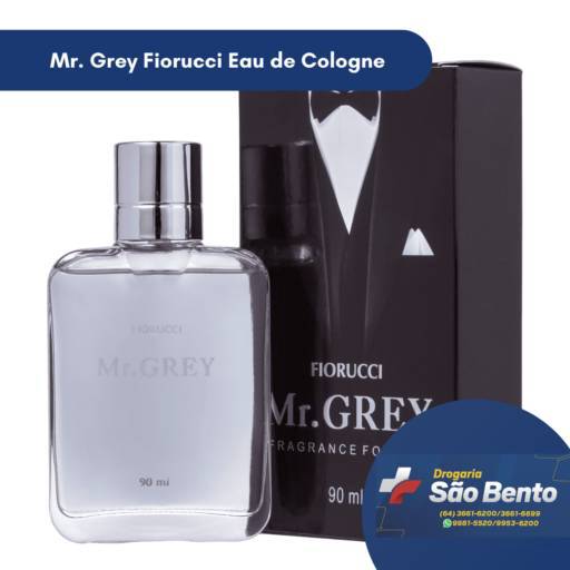 Mr. Grey Fiorucci Eau de Cologne por Drogaria São Bento 02