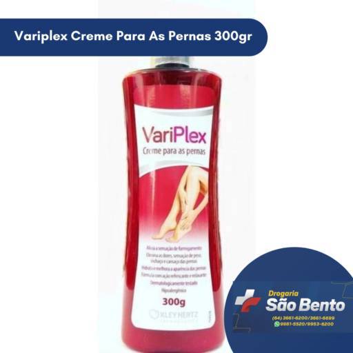 Variplex Creme Para As Pernas 300gr por Drogaria São Bento 02