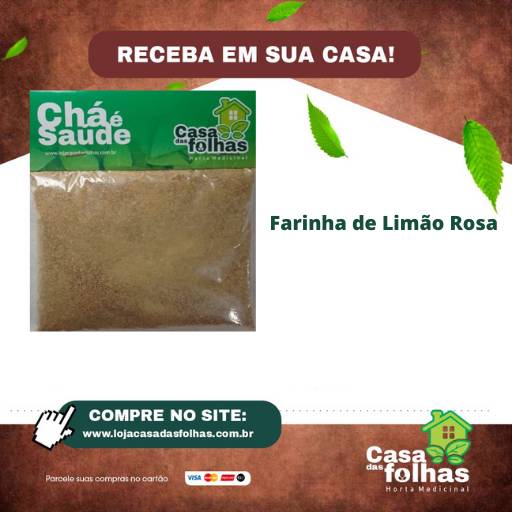 Comprar o produto de Farinha de Limão Rosa em Produtos Naturais pela empresa Casa das Folhas em São Manuel, SP por Solutudo