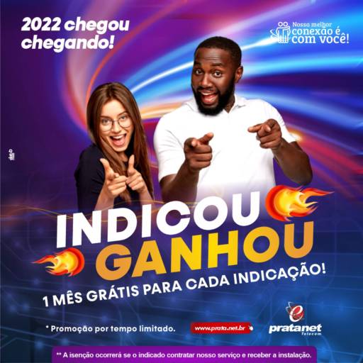 Comprar o produto de Indicou ganhou  em Provedores de Internet pela empresa Prata Net em São Manuel, SP por Solutudo