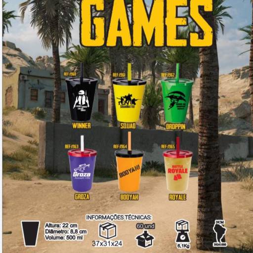 Copos temáticos 500 ml em São José do Rio Preto, SP por Public Gráfica e Brindes