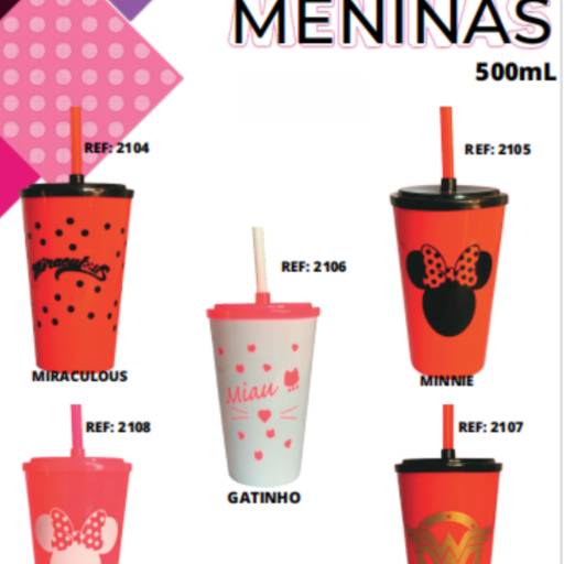 Copos temáticos 500 ml em São José do Rio Preto, SP por Public Gráfica e Brindes