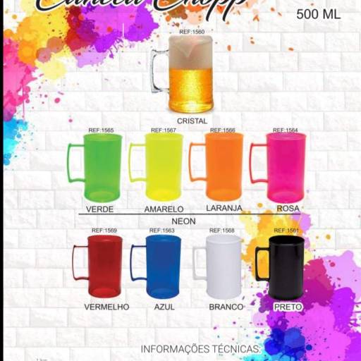Caneca chopp 500ml e 400ml  em São José do Rio Preto, SP por Public Gráfica e Brindes
