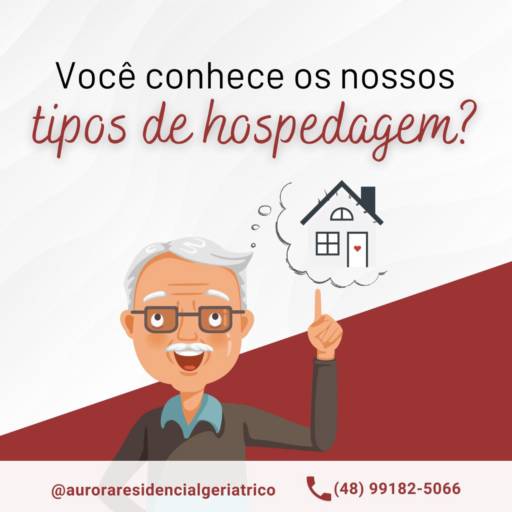 Vagas para Novos Residentes - Conheça nossos tipos de Hospedagem por Aurora Residencial Geriátrico