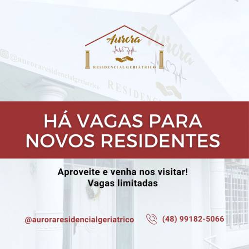 Vagas para Novos Residentes - Conheça nossos tipos de Hospedagem por Aurora Residencial Geriátrico