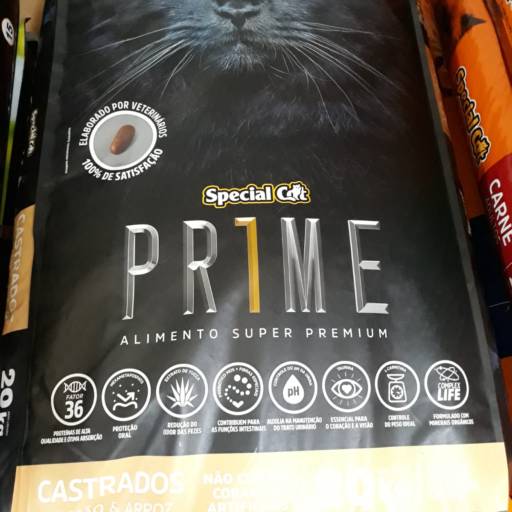 Comprar o produto de Special Cat - Salmão e Arroz - Super Premium (Castrados) em Ração para Gatos pela empresa Agropesca & Cia - Agropecuária em Lençóis Paulista, SP por Solutudo